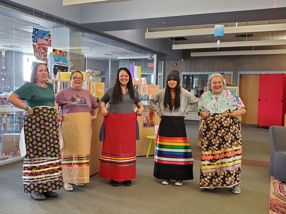 NAPAC ribbon skirt workshop