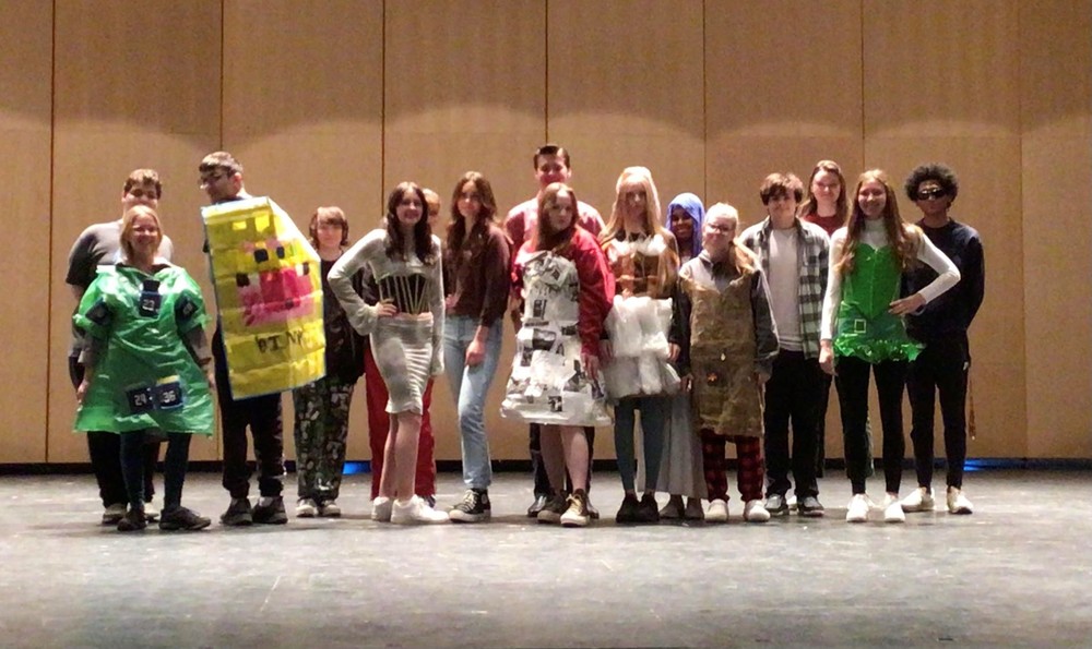 SPHS 3-D Art Class Recycled Fashion Show