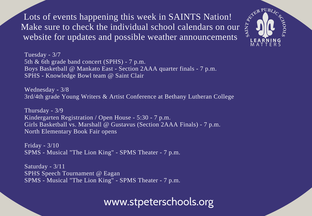 Saints Nation week of 3.7.23