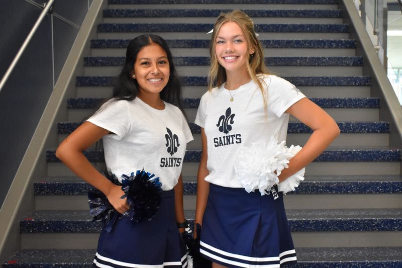 Saints cheerleading program revived for 202223 Saint Peter High School